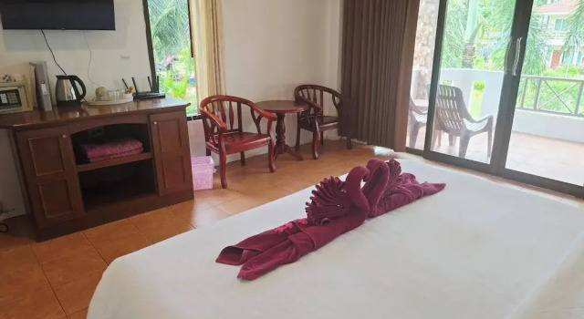 Двухместный номер Deluxe c 1 комнатой с балконом D.R. Lanta Bay Resort