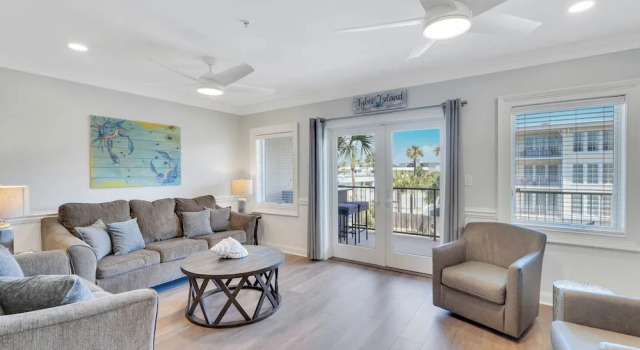 Номер Standard с балконом и с видом на океан Brass Rail Villas by Tybee Vacation Rentals