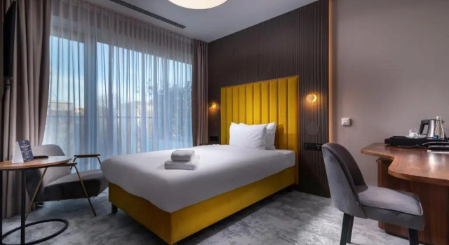 Одноместный номер для гостей с ограниченными возможностями My Story Gdynia Hotel
