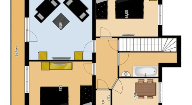 Апартаменты Appartement Popelka
