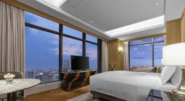Клубный люкс c 1 комнатой с красивым видом из окна The Langham, Hefei