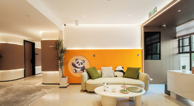 Panda Sleepy Hotel Chengdu Panda Base, Boek Hotel Hotels in Chengdu met parkeren, Parkeren
