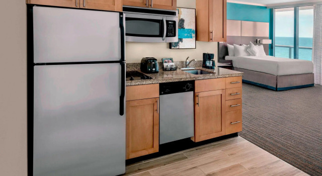 Двухместная студия Low Floor with city view Residence Inn Fort Lauderdale Pompano Beach/Oceanfront
