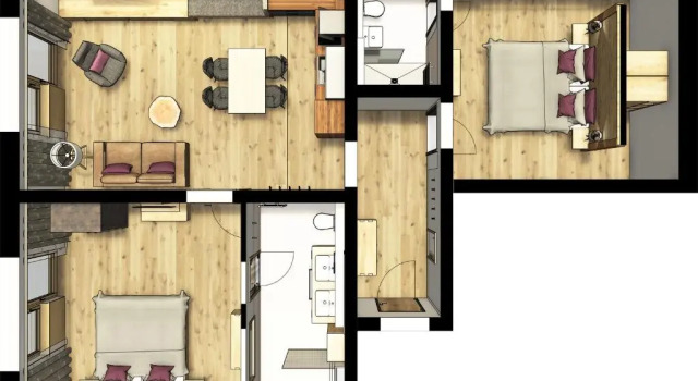 Апартаменты с 2 комнатами Maximilian Appartements