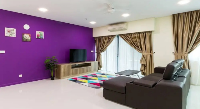 Bright 2BR Condo for 5 W/kl City View, Забронировать Отель Отели Куала-Лумпура с бассейном, рядом с Площадь Мердека, Бассейн