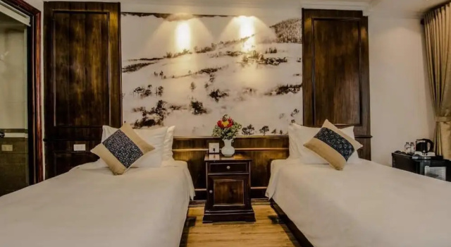 Двухместный номер Superior с видом на горы Sapa Delta Hotel - Old Quarter Center