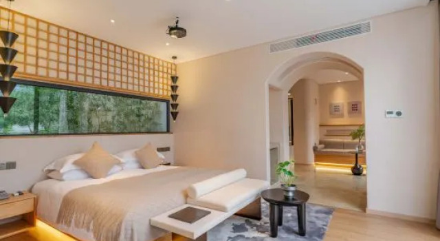 Люкс Deluxe с видом на внутренний двор Jiuhua Mountain Youjian ∙ Furongli Homestay