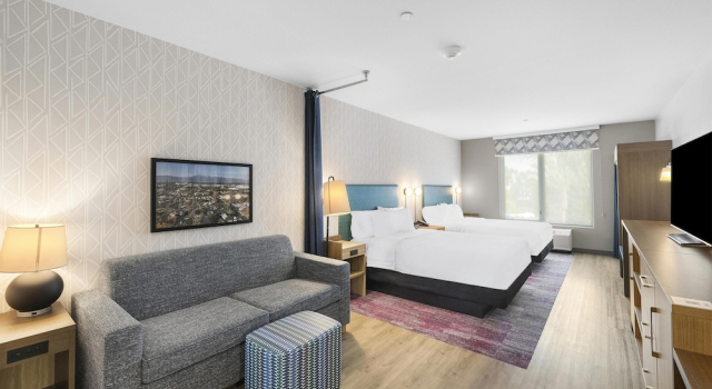 Четырёхместная студия Home2 Suites By Hilton Ontario Airport, Ca