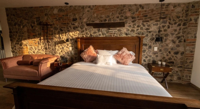 Люкс Deluxe с балконом Villa Toscana ValQuirico Lofts & Suites Hotel Boutique