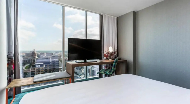 Двухместный номер Standard с видом на город Aloft by Marriott Austin Downtown