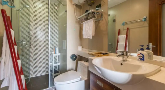 Апартаменты с 2 комнатами Home to Advanced Service Apartment New Country Exhibition Shop(Chinese Citizen Only)