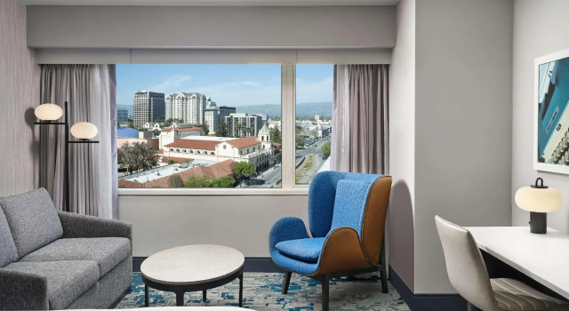 Двухместный номер Standard с видом на город Hilton San Jose