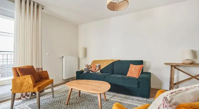 Четырёхместные апартаменты с 2 комнатами с балконом Apparthôtel - Paris Levallois Maurice Ravel