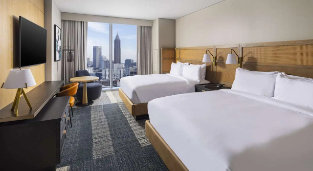 Четырёхместный номер с видом на город Signia By Hilton Atlanta Georgia World Congress Center