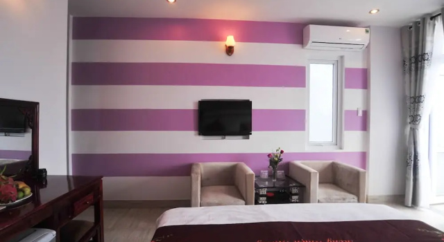Трёхместный номер Deluxe с балконом rubyhotel