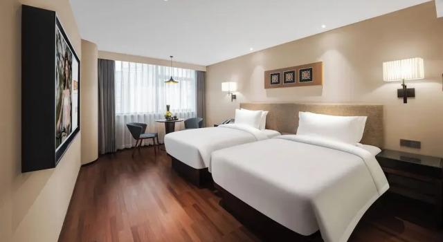 Двухместный номер Deluxe SSAW Boutique Hotel (Jiefangbei Hongyadong Branch)