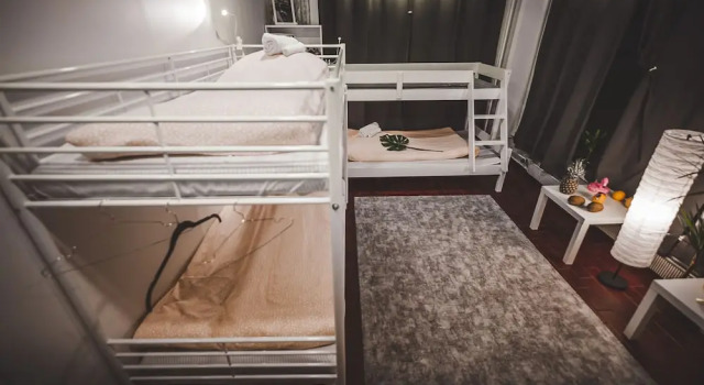 Кровать в общем номере Wherever Mini Hostel