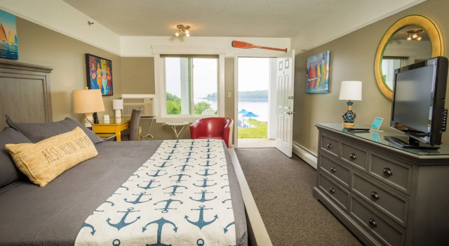Двухместный номер Deluxe с видом на океан Strawberry Hill Seaside Inn