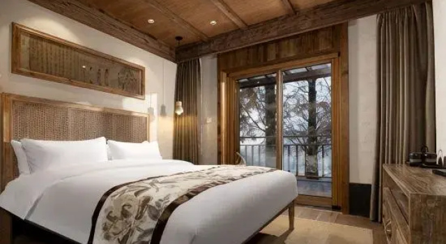 Семейный люкс с 3 комнатами Anji Yunshang Wutong · Wenquan · Cloud Pool · Vacation Apartment (Yungu Xijing)