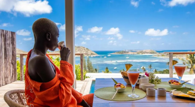 Люкс Premium с видом на море Karibuni Boutique Hotel
