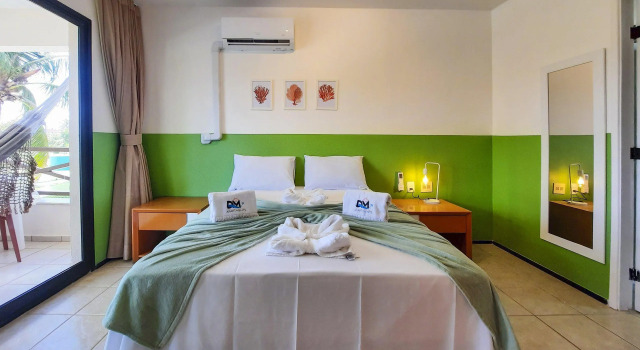Aquaville Resort Pé na Areia 3 suítes 7 Pessoas