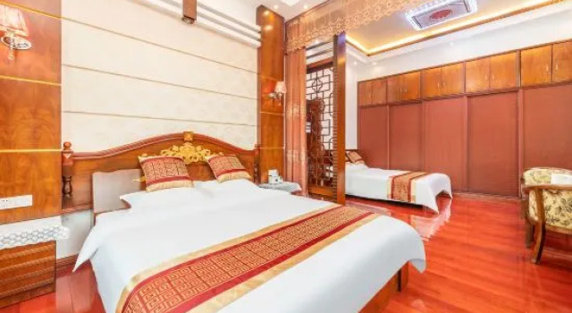 Двухместный семейный люкс Yuanyuan Yashe Homestay