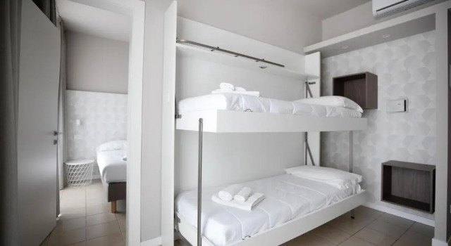 Семейный номер Standard с видом на море Hotel Benvenuto