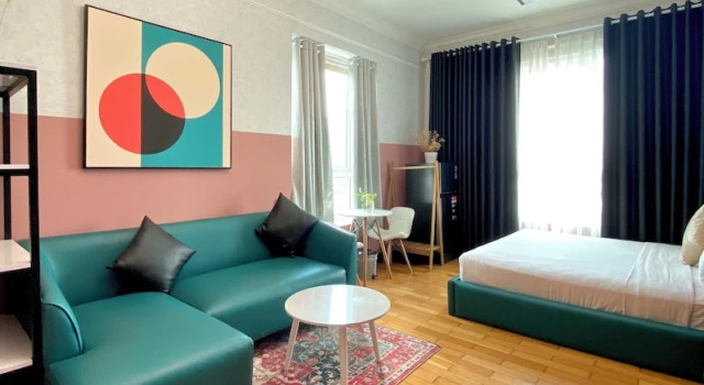 Двухместный номер Executive с видом на реку M Saigon Apartment