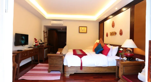 Двухместный номер Deluxe с балконом Viang Thapae Resort