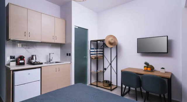 Двухместный номер Superior с балконом Alcyone Studios and Apartments