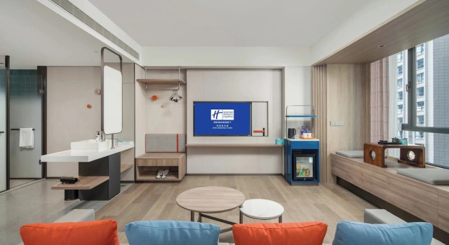 Двухместный люкс с видом на улицу Holiday Inn Express Xi An Aerospace Town by IHG