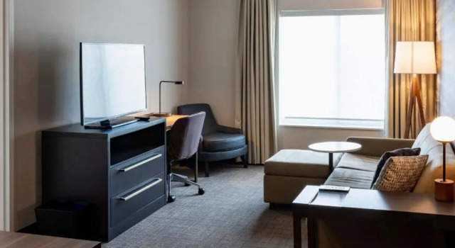 Четырёхместный люкс c 1 комнатой Residence Inn by Marriott Wilkes-Barre Arena