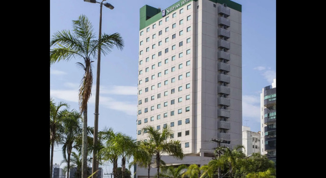 Кровать в общем номере Sleep Inn Vitória Praia do Canto