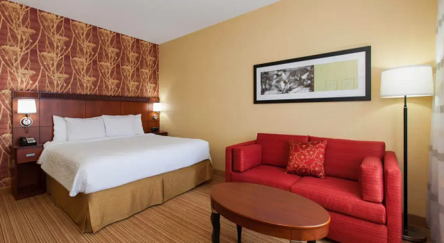Двухместный номер Standard Courtyard by Marriott Chicago Schaumburg/Woodfield Mall