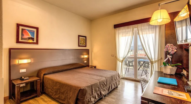 Двухместный номер Superior с балконом и с видом на город Hotel Delle Nazioni