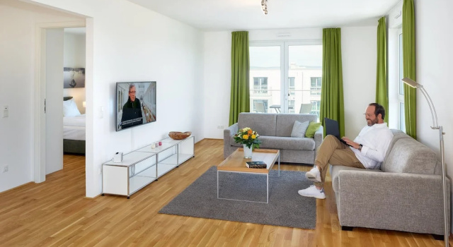 Люкс Comfort c 1 комнатой с балконом Aparthotel Parkallee