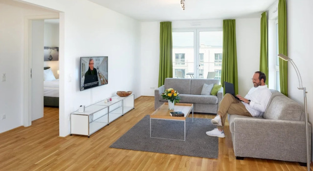 Люкс Comfort c 1 комнатой с балконом Aparthotel Parkallee