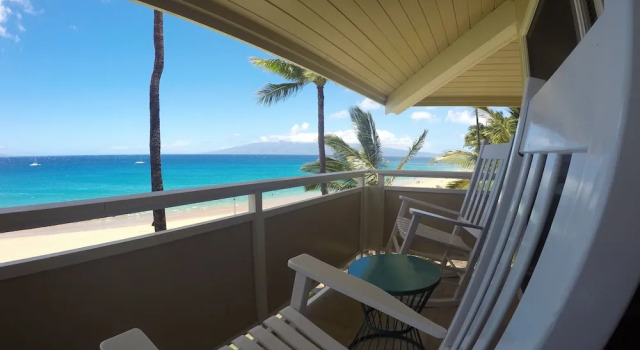 Четырёхместный номер Standard oceanfront Kaanapali Ocean Inn