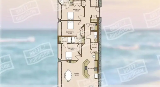 Номер Standard The Oasis 1712 Formerly Phoenix West Ii 1712 4 Bedroom Condo