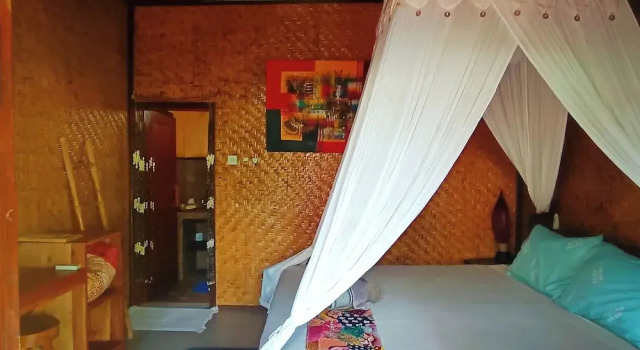 Двухместный номер Deluxe с видом на сад Kampung Meno Bungalows