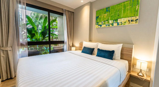 Люкс с террасой с выходом к бассейну Grand с 2 комнатами Diamond Resort Phuket Official Account