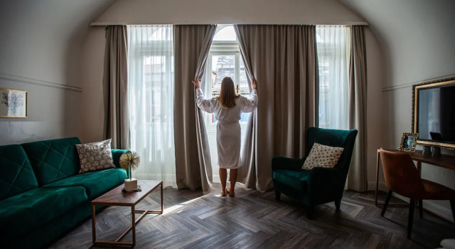 Полулюкс c 1 комнатой с балконом и с видом на город Hotel Palais26