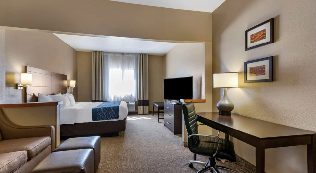 Двухместный люкс Comfort Inn & Suites Waterloo - Cedar Falls