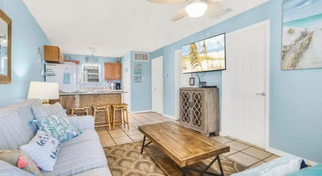 Sunrise Village 215- 2BR 1BA Gulf Front Sleep 6