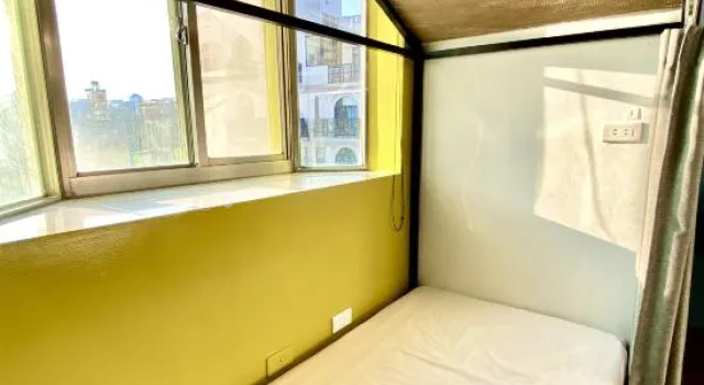 Кровать в общем номере (мужской номер) 澎湖北吉光背包客民宿 Bayhouse Hostel Penghu