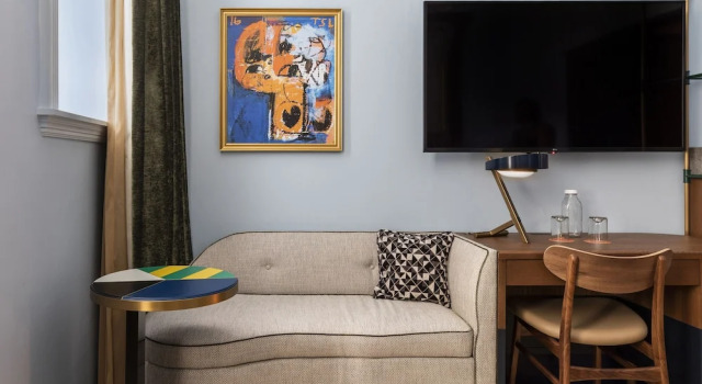 Четырёхместный номер Deluxe с видом на город Canopy By Hilton Philadelphia Center City