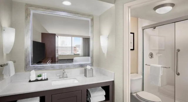 Люкс с красивым видом из окна Embassy Suites by Hilton Fort Worth Downtown