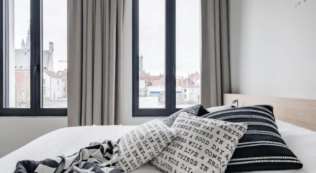 Апартаменты с балконом MAISON12 - Design apartments with terrace and view over Ghent towers