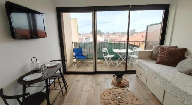 Beau studio à 1 minute de la plage