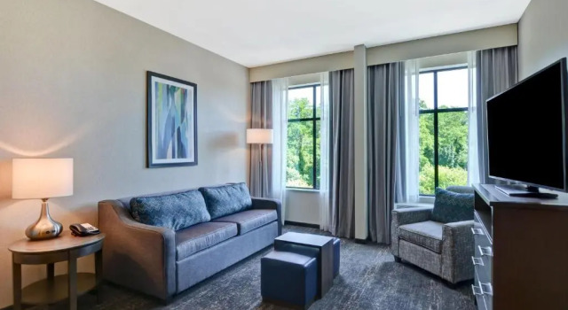 Четырёхместный люкс c 1 комнатой Homewood Suites By Hilton Poughkeepsie